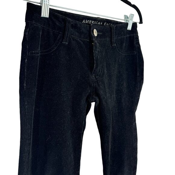 American Eagle Jeggings 360 Super Stretch Womens Black Jeans size 0 - Picture 2 of 6